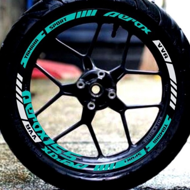Promo Stiker Velg Stiker Velg Aerox Red Stiker Velg Motor Aerox 155 Stiker Velg Motor Aerox 155 Mera