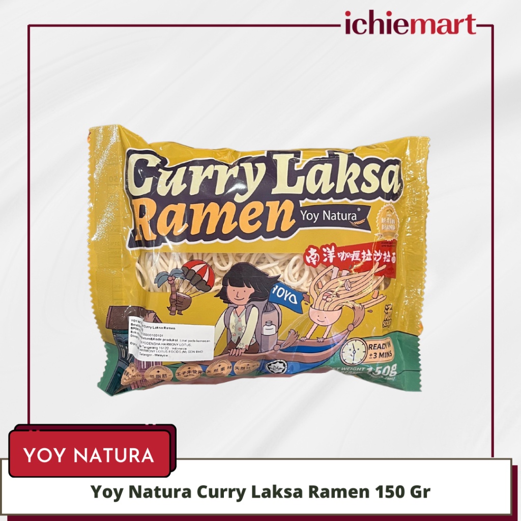 

Yoy Natura Curry Laksa Ramen 150 Gr