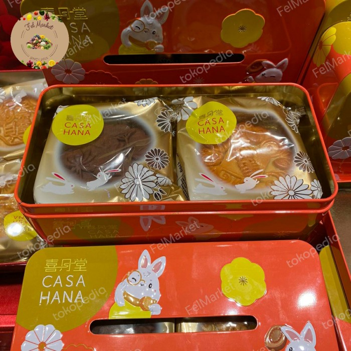 

Kue Bulan Casahana Mooncake Lunar Fantasy Red isi 2 Rasa | Box