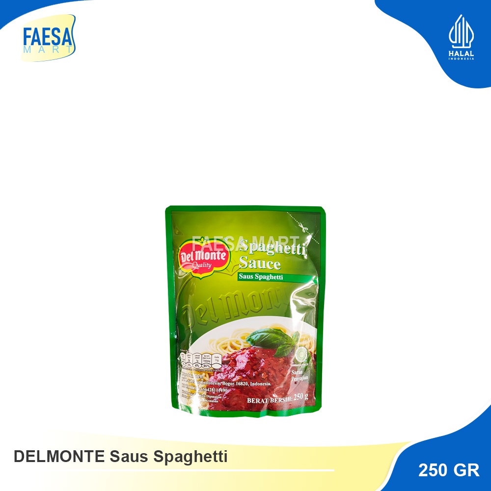 

DELMONTE Saus Spaghetti 250gr