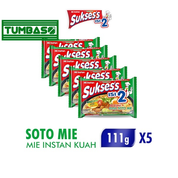 

Tumbaso Suksess Mie Instan Soto 5 x 111 gr