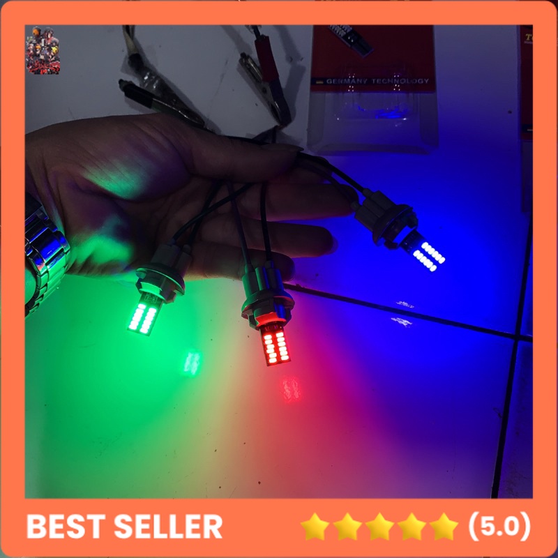 BOHLAM LAMPU SEN LAMPU SENJA KOTA LED MODEL T11 24 MATA LED UNIVERSAL MOTOR MOBIL