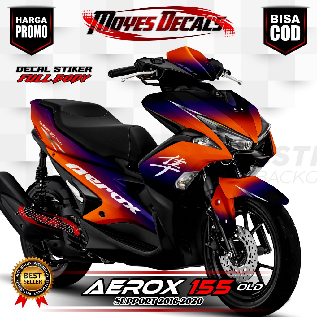 (COD) Decal Aerox Old Fullbody Dekal Aerox Lama Fullbody Stiker Decal Aerox Old