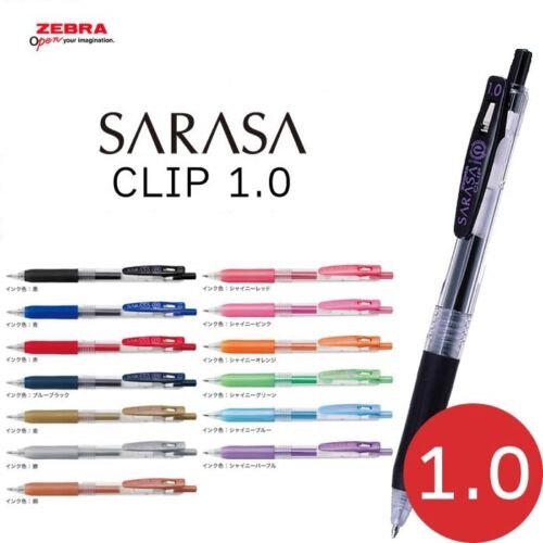 

Zebra Sarasa Clip Pen 1.0 mm Satuan / pcs