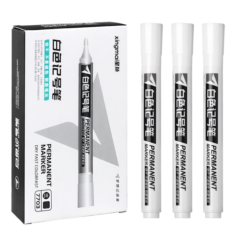 

WHITE MARKER/ SPIDOL PUTIH PERMANENT MULTIFUNGSI WATERPROOF 1 mm