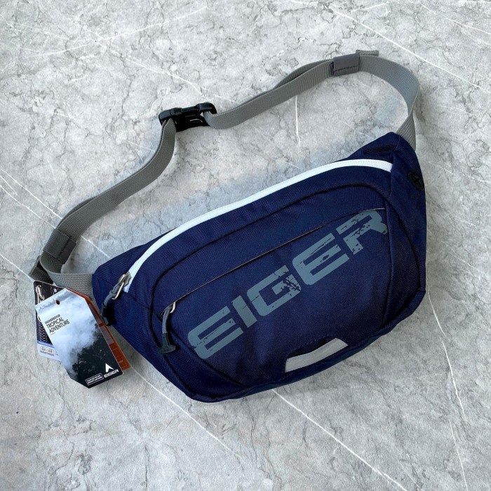 Waistbag Eiger Conserve Tas Waist Bag Eiger Tas Pinggang Eiger Ori - Navy