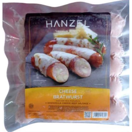 

Hanzel sosis bratwurst cheese isi 5 pcs