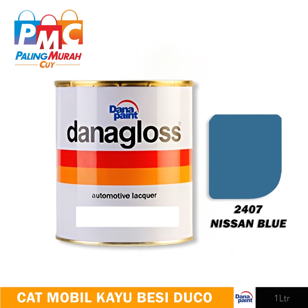 DANAGLOSS NC 2407 NISSAN BLUE - Cat Mobil Kayu Besi Duco
