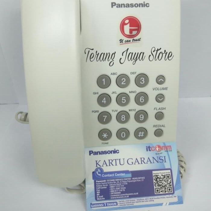Telepon Kabel Panasonic KX TS505MS Pesawat telepon rumah panasonic