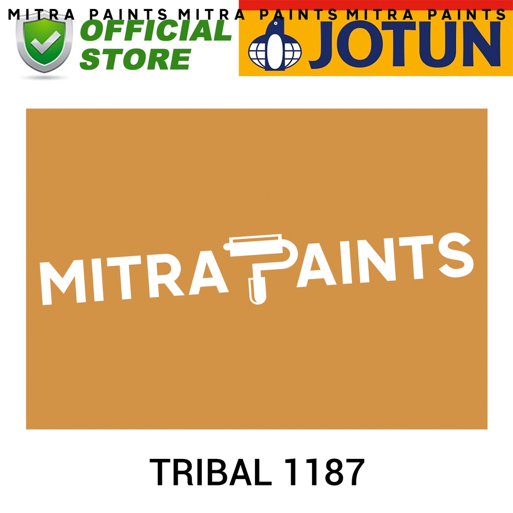 CAT TEMBOK JOTUN INTERIOR EKSTERIOR TRIBAL 1187 / MUSTARD KUNING COKLAT
