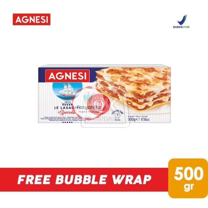 

Agnesi Lasagna 500gr Le Lasagne Pasta - FasyAnita Mart Denpasar