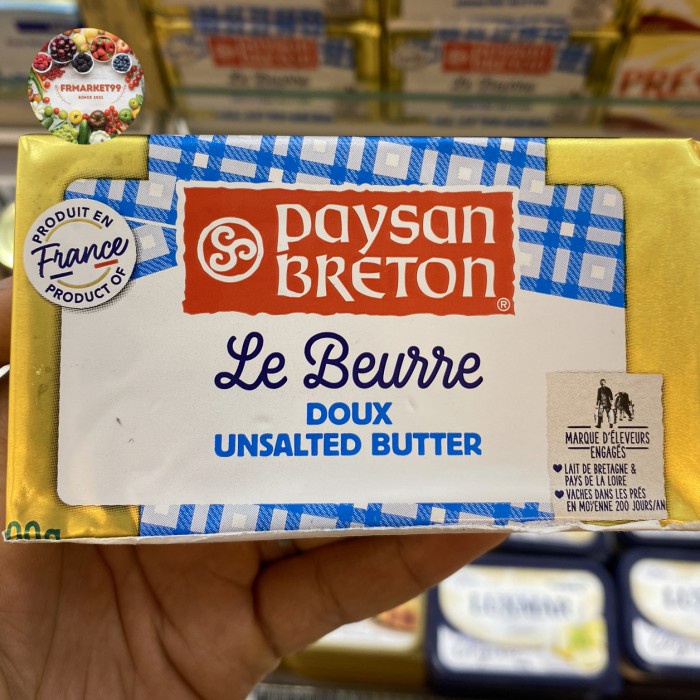 

Paysan Breton Doux Unsalted Butter | Butter Unsalted 200 grm