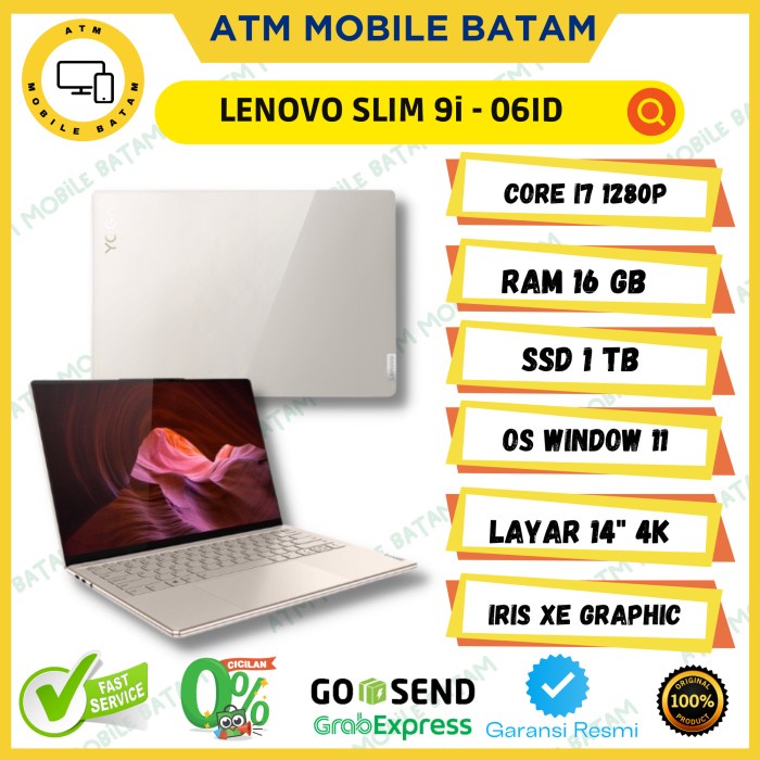 Lenovo Yoga Slim 9i 06ID i7 1280P EVO/16GB/1TB SSD/14" 4K/W11+OHS