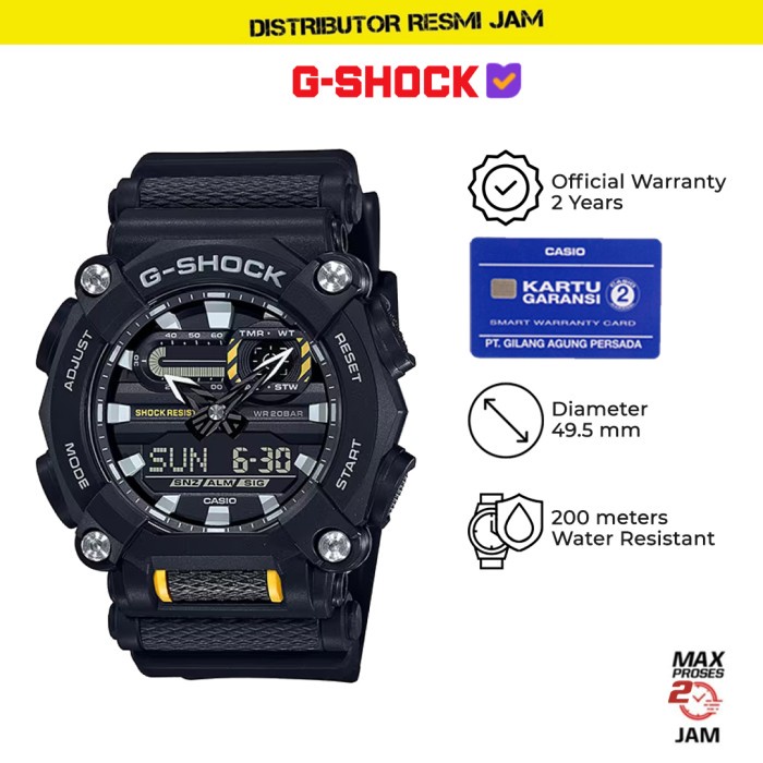 GShock GA-900-1ADR GA-900 GA900 Garansi Resmi 2 Tahun