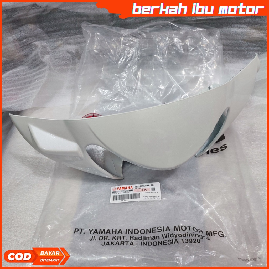 DM135 BATOK DEPAN MIO SMILE WARNA PUTIH ORIGINAL 28D-F6143-00-GE ORIGINAL