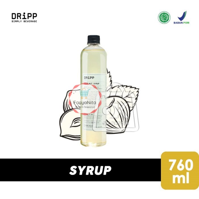 

DRiPP Hazelnut Syrup (Botol 760ml) - FasyAnita Mart Denpasar