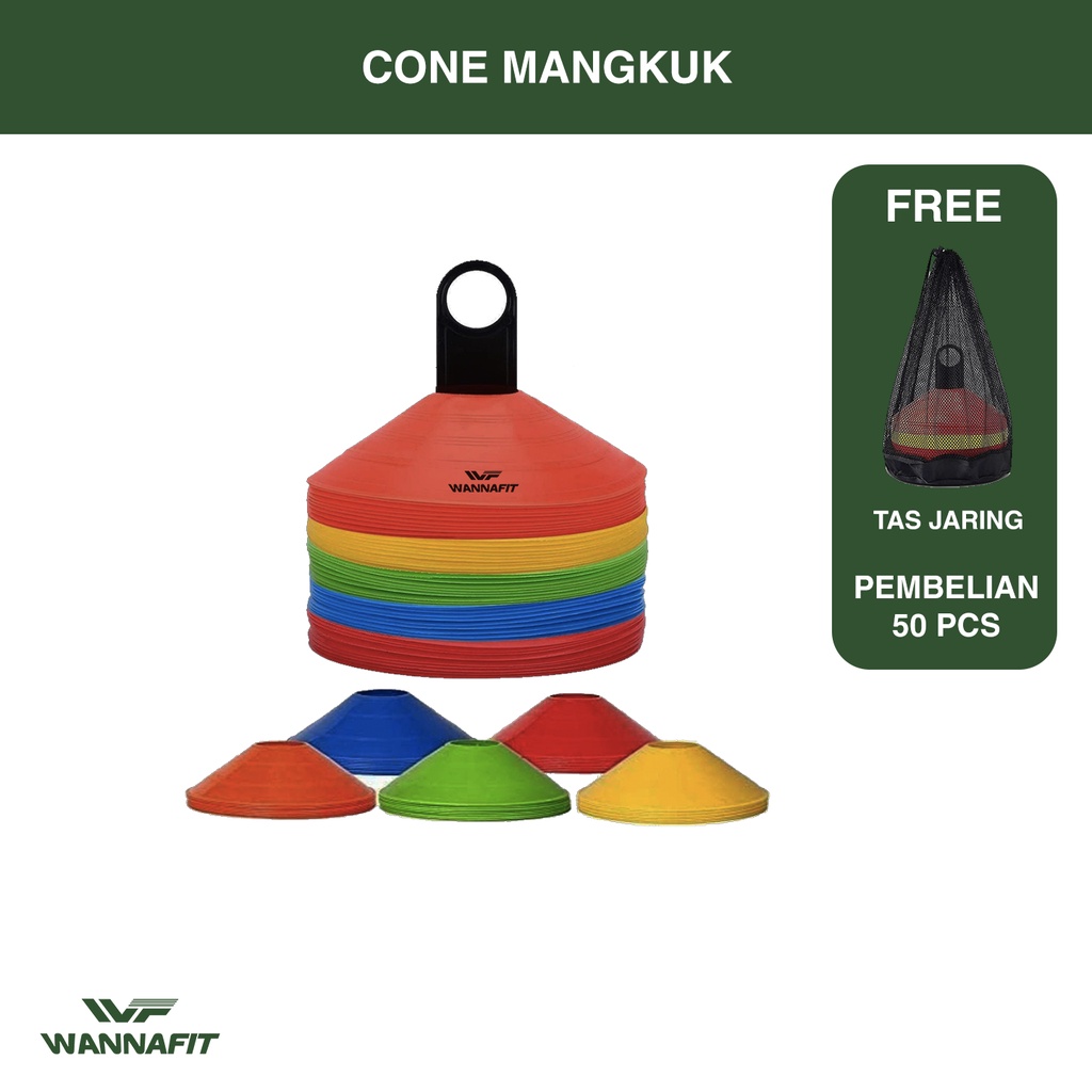Cone Mangkuk Alat Olahraga Latihan Kun Mangkok Marker Sports 005 (WFI)