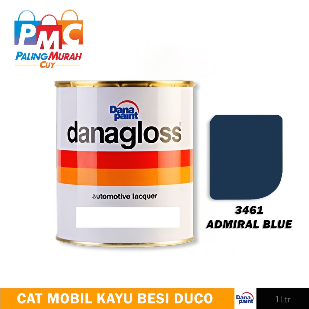 DANAGLOSS NC 3461 ADMIRAL BLUE - Cat Mobil Kayu Besi Duco