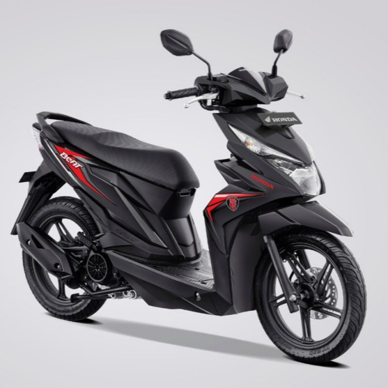 Stiker Striping Motor Beat 2019 Cw Hitam Merah Sticker Lis Body Standar COD