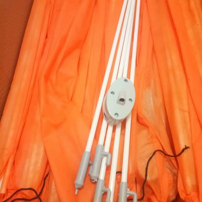 Tiang Rangka X Banner PVC 60x160 Display Standing Banner