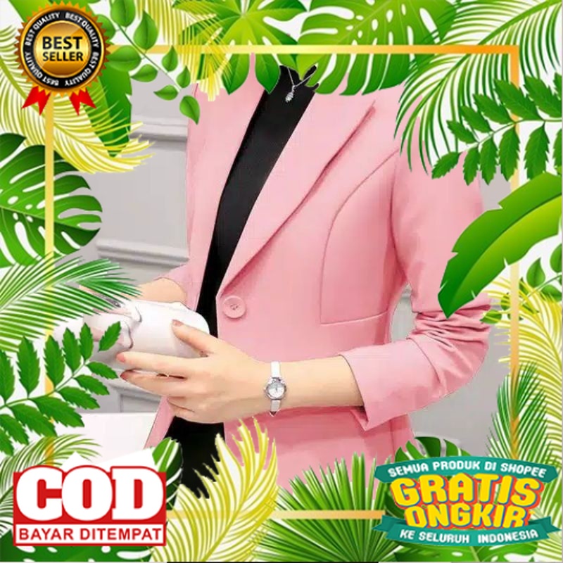 PAKAIAN BLAZER MODEL TERKINI MURAH /BLAZER WANITA/JAS WANITA/BLEZER CEWE