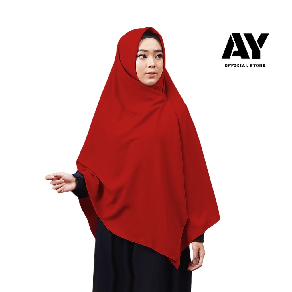 (cod)jilbab segiempat wolfis 130x130 jahit tepi/kerudung jilbab segiempat wolfis size 130x130 warna 