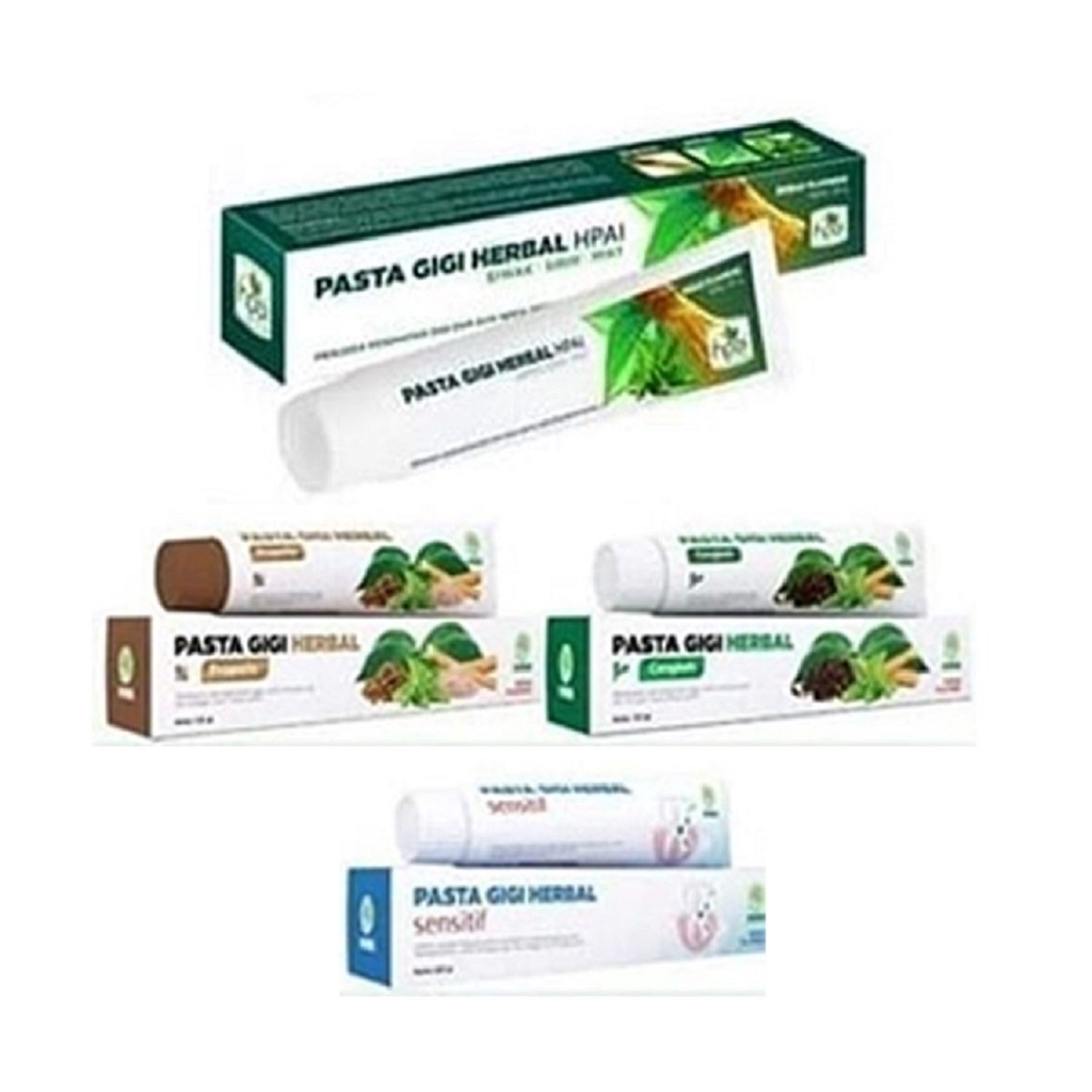PASTA GIGI HERBAL Siwak & Mint - PGH Cengkeh - PGH Propolis - PGH Sensitif - HNI HPAI HNhh0