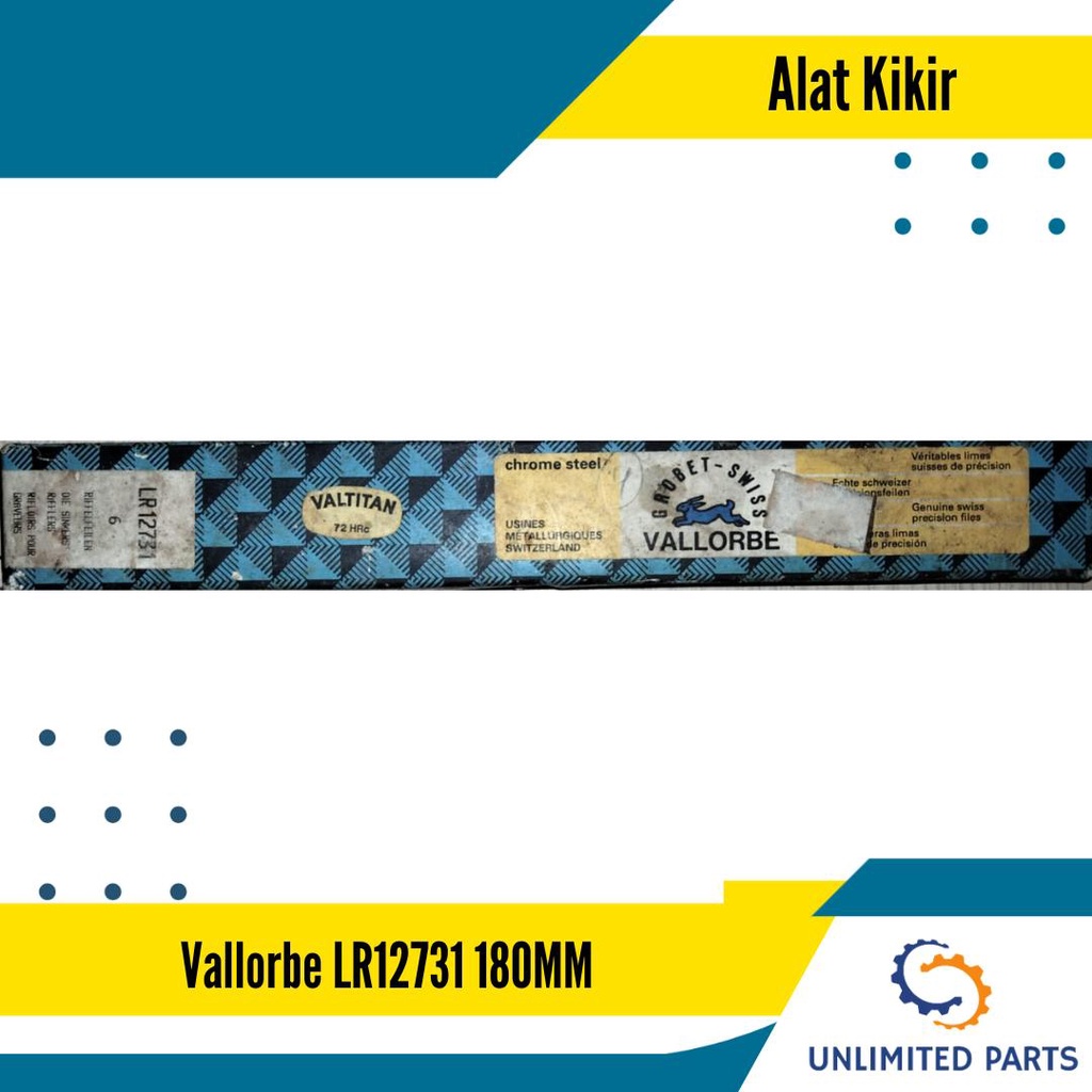 Alat Kikir Vallorbe Glardon Valtitan LR12731 180MM