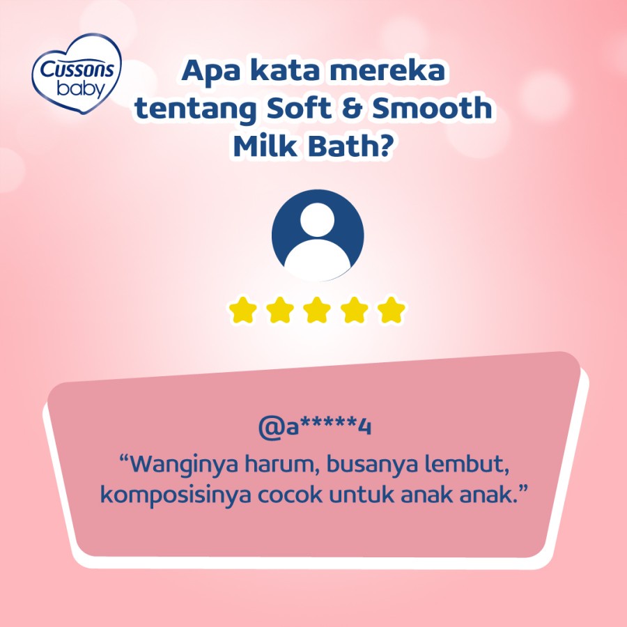 Cussons Baby Milk Bath Soft &amp; Smooth -Sabun Mandi Bayi Refill 400ml X3
