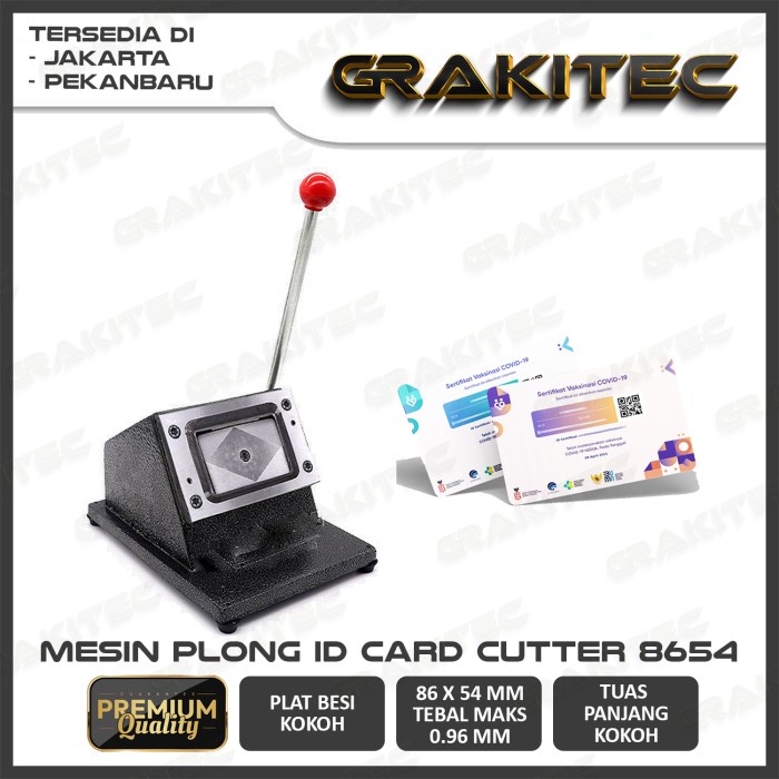 

Alat Potong ID Card / Plong ID Card / PVC Card Cutter GK-TECH 8654