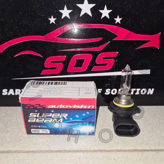 Bohlam Halogen HIR2 12 Volt 55 Watt Autovision