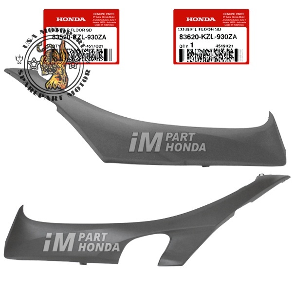 83520-KZL-930ZA 83620-KZL-930ZA Cover LR Dek Bawah Lantai Samping Kanan Kiri Spacy Karbu Fi Original