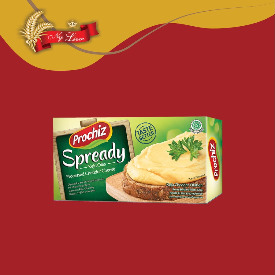 

Keju PROCHIZ Spready Cheese 160 gram New!