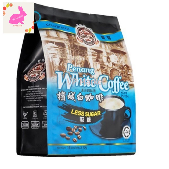 

Coffee Tree Penang White Coffee less Sugar 15's X40gr Impor Malaysia