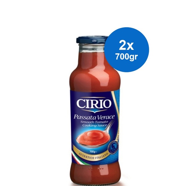 

Cirio Passata Verace Tomato Sauces 2 x 700gr