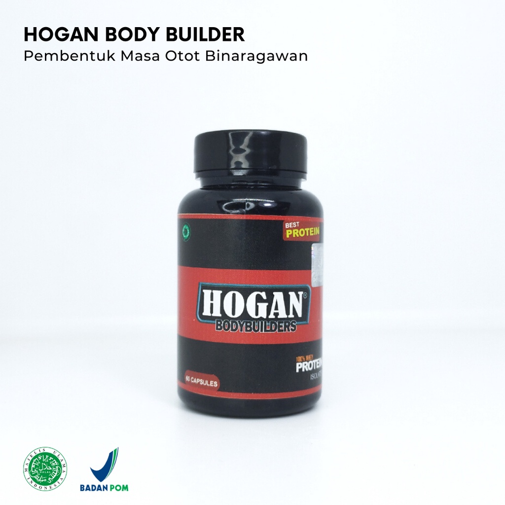 Hogan 60 Kapsul Suplemen Pembentukan Otot Kapsul Obat perut buncit pria, suplement pembentukan otot