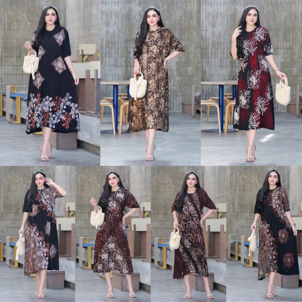 Grosir Daster Twill – Daster Twill Ori Pekalongan LD 110 cm PB 120 cm Daster Wanita Cap Ori Malaman 