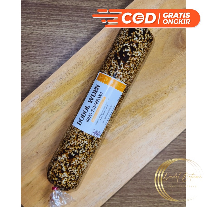 

Dodol Wijen Khas Tangerang 250 gr Halal Fresh Lembek