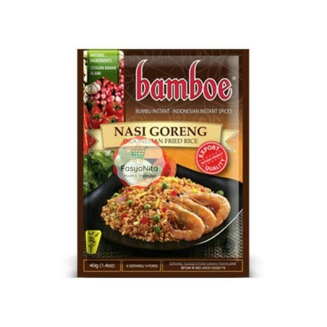 

Bamboe Nasi Goreng / Bumbu Instan 40 g - FasyAnita Mart Denpasar