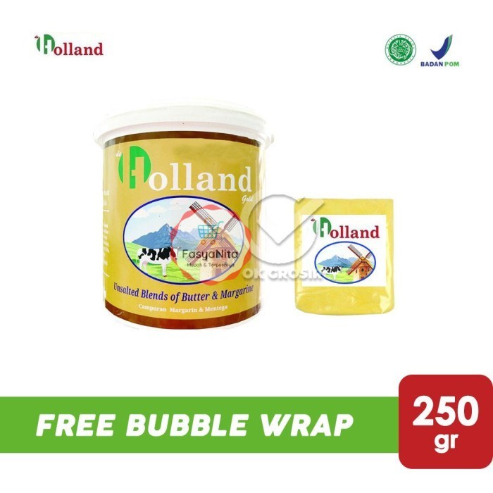 

De Holland / Deitolland Gold Butter Blends Unsalted [250 gr] - FasyAnita Mart Denpasar