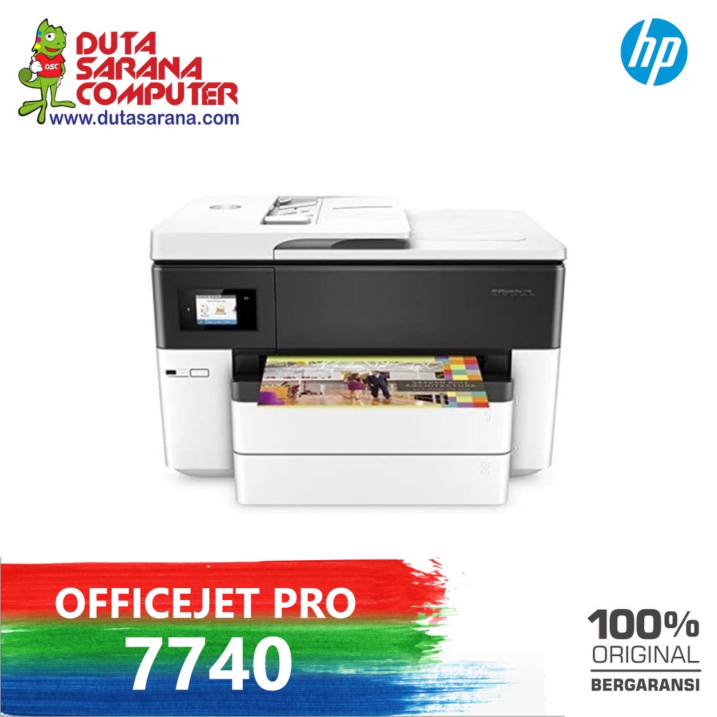 Printer HP Officejet Pro 7740 A3 Printer A3 MURAH Garansi Resmi