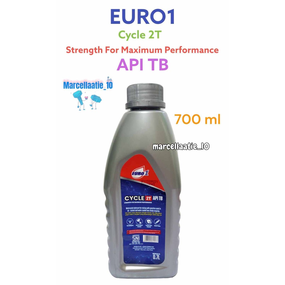 EURO1 OLI MOTOR 2T 2TAK 2 TAK 700 ML 700ML 0.7L API TB OLI MOTOR MURAH OLI MOTOR YAMAHA OLI MOTOR HO