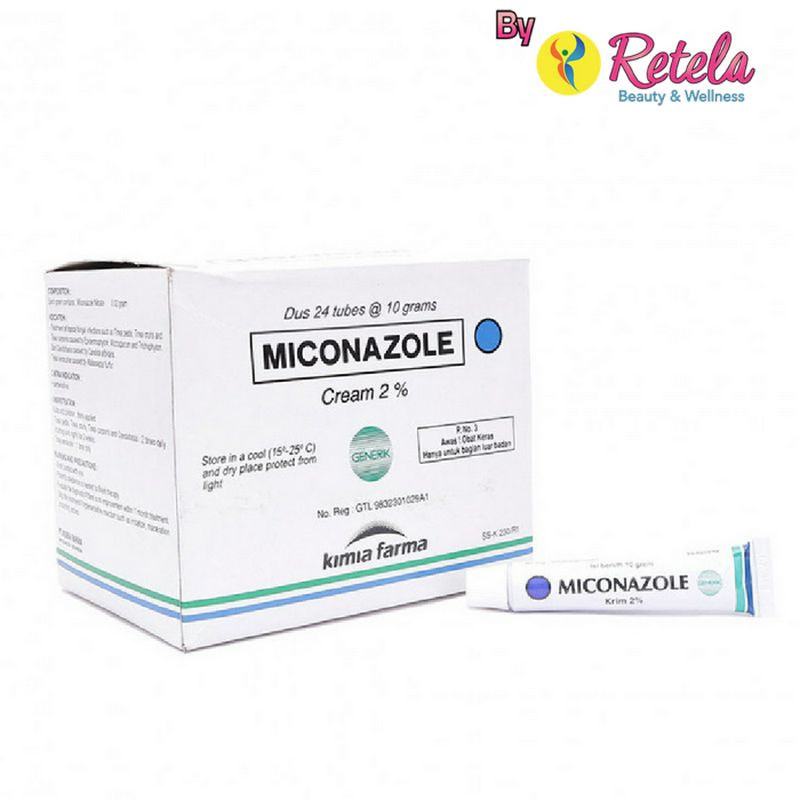 Miconazole 2% Cream 1 Tube 10gr