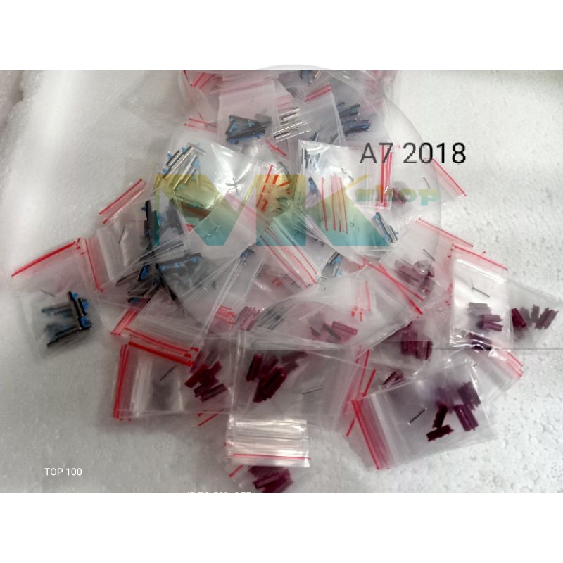 TOMBOL VOLUME LUAR SAMSUNG  A750/A7 2018 TOMBOL VOLUME BAGIAN LUAR SAMSUNG A7 2018 A750