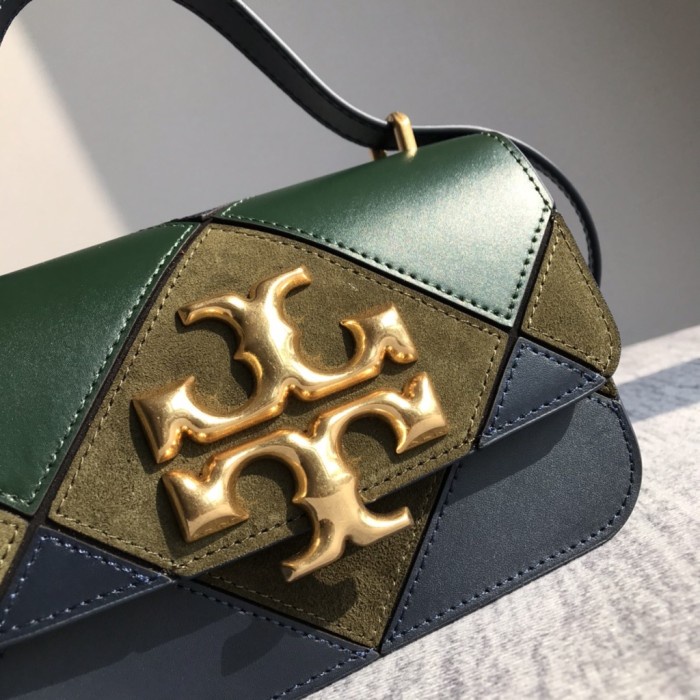 VS Tas Tory Burch 84089 The Latest Splicing Box Tofu Bag Eleanor Small Vvs