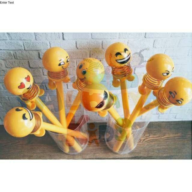 

(Ecer) Pulpen Gel Emoji Mantul Dan Karakter Superhero Bulpen Spring Doll