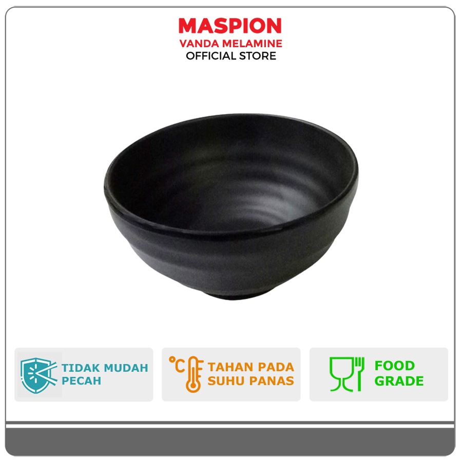Maspion Vanda Melamin Mangkok Bulat Tembikar 4.5 Inch