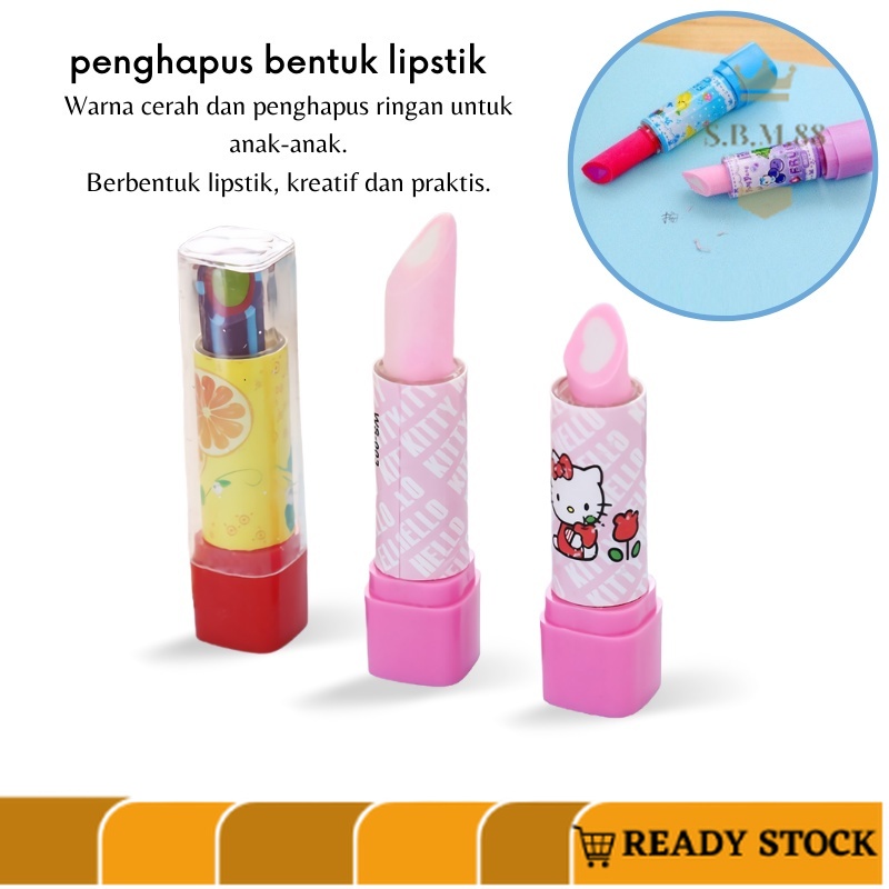 

SM - G214 - PENGHAPUS PENSIL BENTUK LIPSTIK Karakter Kartun Warna Warni