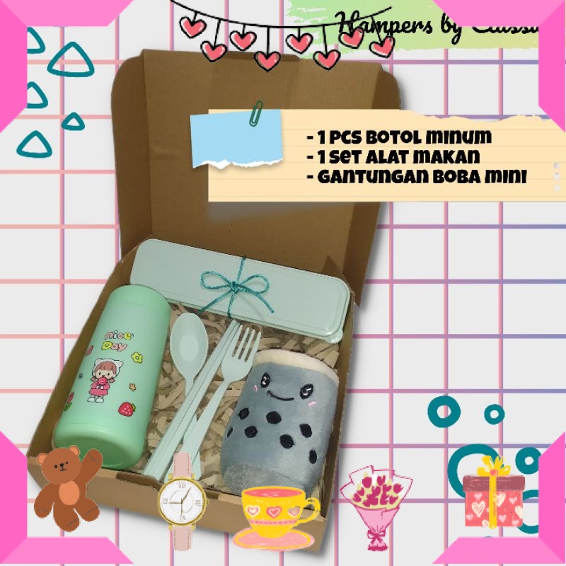 

KADO HAMPERS BAYI ANAK MUDA REMAJA PACAR KEKASIH BIKIN ROMANTIS ANNIVERSERY/ Hampers cewek / Gift Box / Kado Ulang Tahun / Hadiah Wisuda / ULTAH LAHIRAN WISUDA JADIAN