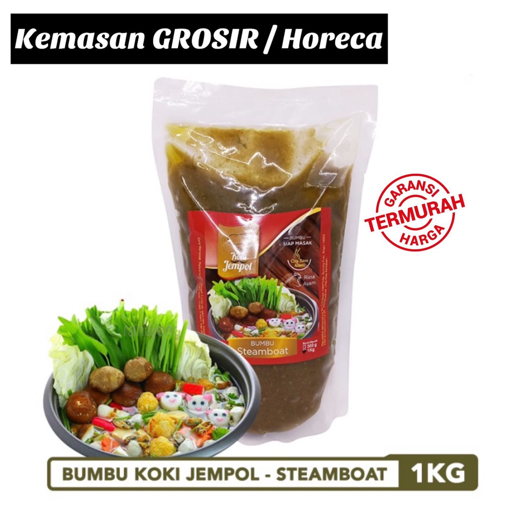 

Koki Jempol 1 kg Bumbu Tomyam / Suki / Steamboat Kemasan Grosir Horeca